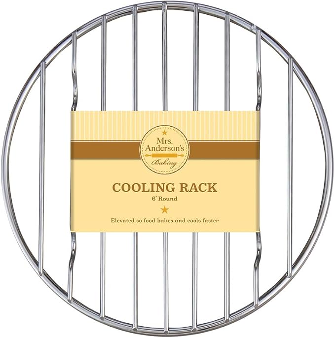 Mrs. Anderson's Baking Professional Round Cooling Rack, Heavy Duty Steel by MrsAndersonsBaking