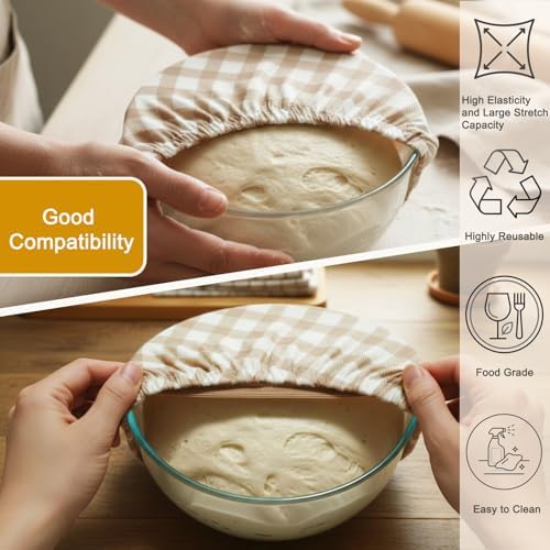 Reusable Bowl Covers for Bread Proofing