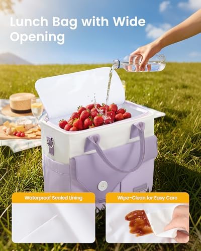 LOVEVOOK Large Insulated Lunch Bag for Women