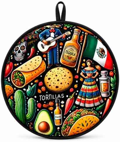 12 Inch Tortilla Warmer Microwave Safe – Insulated Pouch Keeps