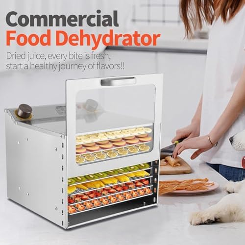 Commercial Fruit Dehydrator, 8 Layers, 400W
