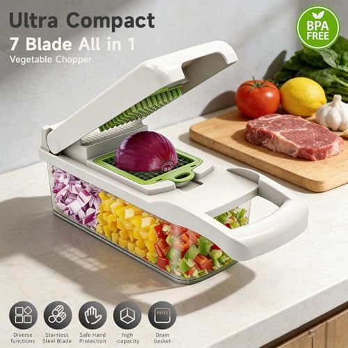 14-in-1 Vegetable Chopper with Container