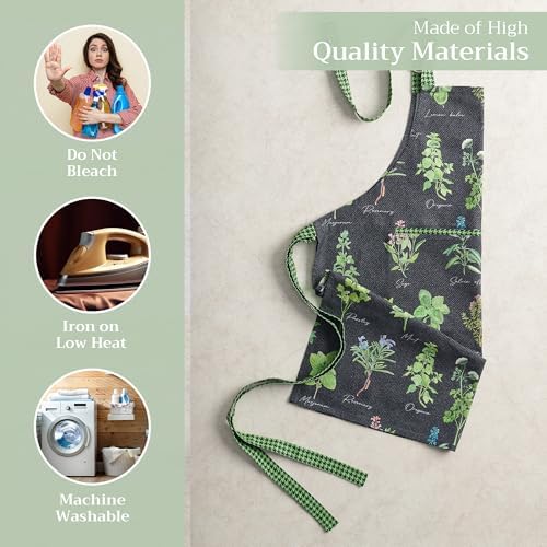 Maison d' Hermine Aprons for women with Pocket 100% Cotton