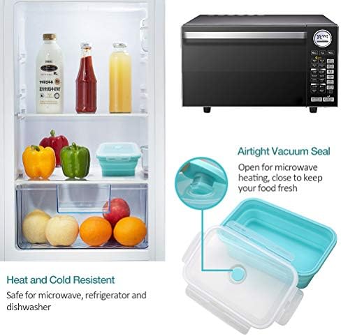 Alimat PluS 3 Pack 40.5oz Silicone Collapsible Food Storage Containers