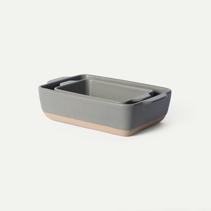 Mora Ceramic Set of 2 Baking Dishes by MORA