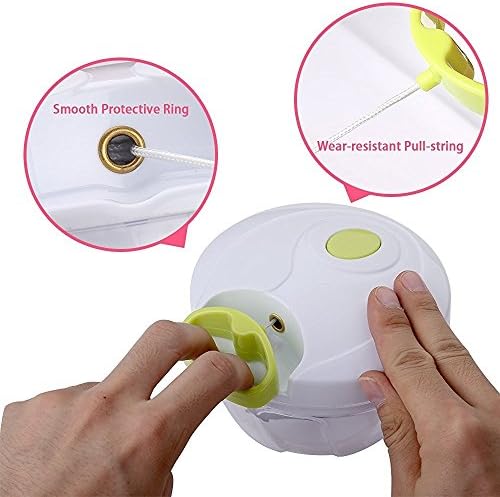 Manual Food Processor - Efficient Mini Pull Chopper, Hand Food Chopper