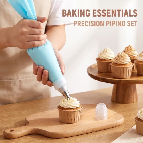 9 PCS Couplers for Piping Bags 3 Sizes Clear Piping Bag Couplers