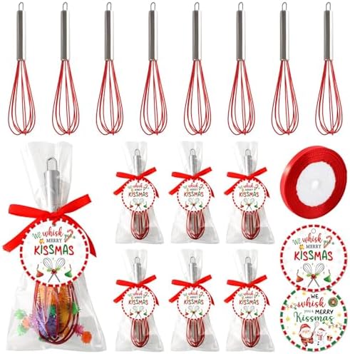 24 Sets Christmas Whisk Gifts Sets Xmas 304 Stainless Steel Whisk