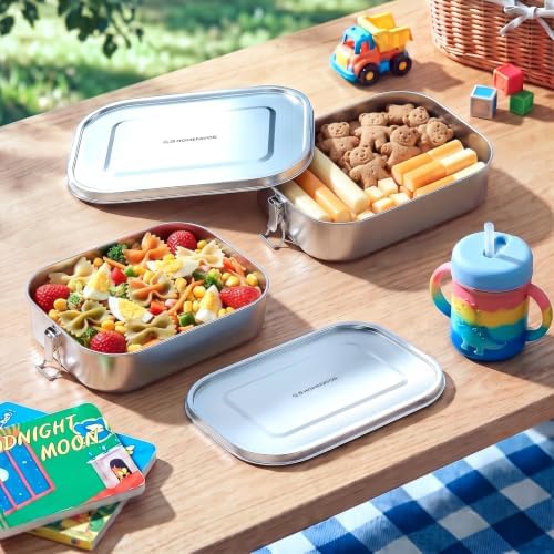 G.a HOMEFAVOR Stainless Steel Bento Lunch Box, 1200 ml/40 oz
