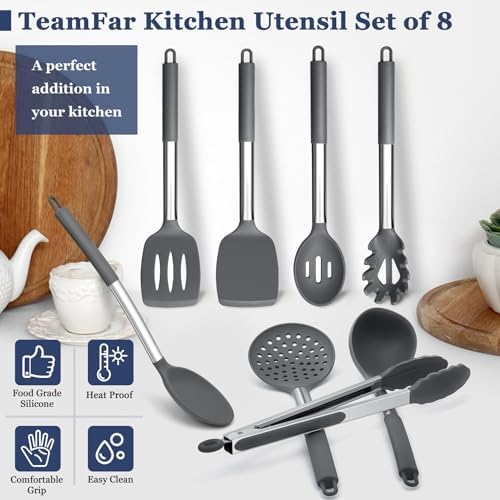 TeamFar Kitchen Utensils Set, 8-Piece