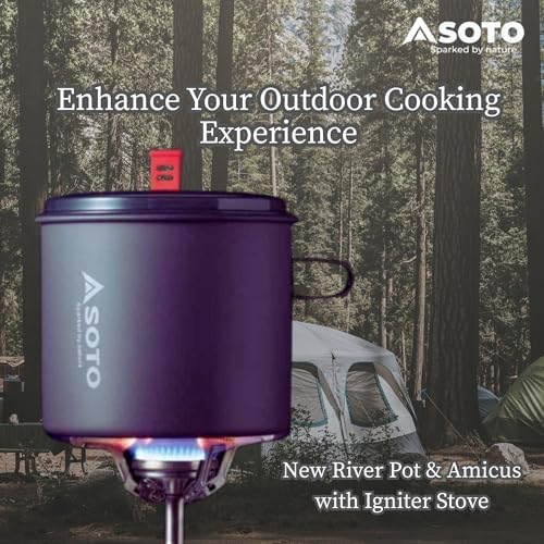 SOTO Backpacking Stove Set with Pour Over Dripper and Camping Pot
