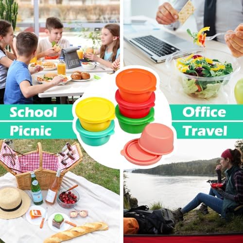 Webake Silicone Salad Dressing Container To Go, 1.6oz Mini Reusable