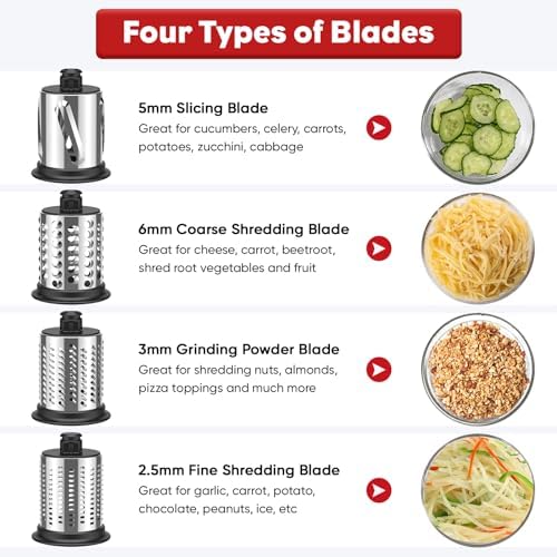 InnoMoon Slicer Shredder Attachment for KitchenAid Mixer