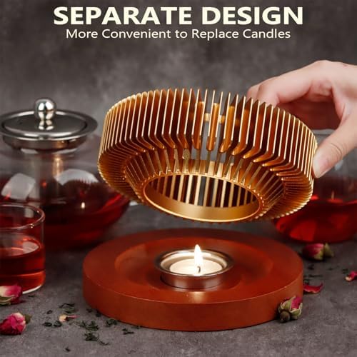 KAYCROWN Teapot Warmer, Tea Warmer with Tealight Holder, Teapot Heater