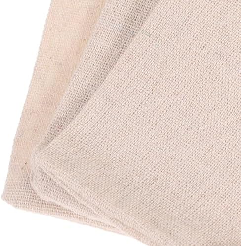 30 Pcs Cotton Linen Straw Carrying Case with Drawstring Closure