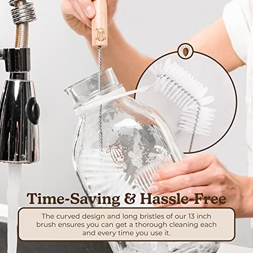 Almond Cow - Milk Jug Brushes for Cleaning, Premium Cleaner With