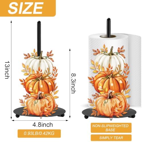 JarThenaAMCS Watercolor Pumpkin Paper Towel Holder