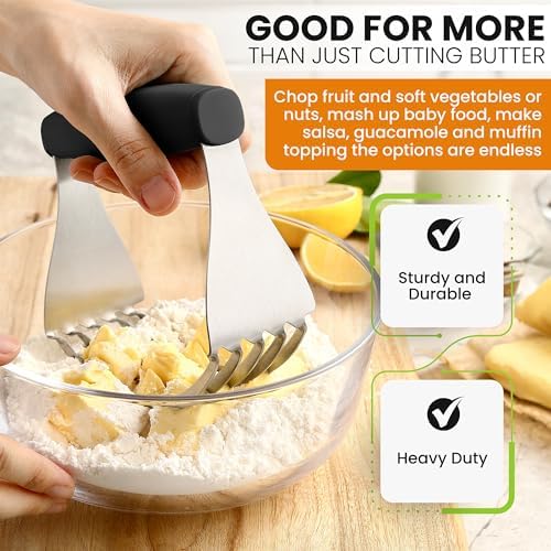 Spring Chef XL Pastry Blender, Durable Dough Blender For Baking