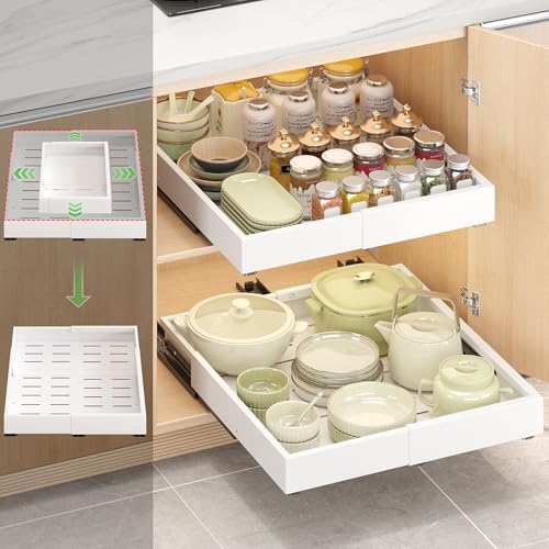 1 Pcs Pull Out Drawers for Cabinets Organizer Expandable