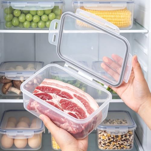 3 Pack Fruit Storage Containers for Fridge with Colander