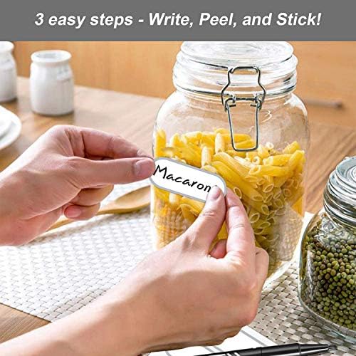 Spice Labels Stickers,Waterproof Pantry Labels for Mason Jars,Food