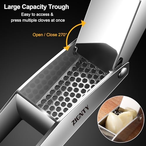 Garlic Press, Stainless Steel