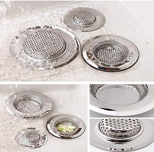 Hair Catcher Shower Drain(3 Pack), Bathtub Drain Cover, Sink Tub Drain