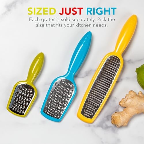 Joie Mini Grater, Handheld Small Shredder with Ergonomic Handle, Ideal
