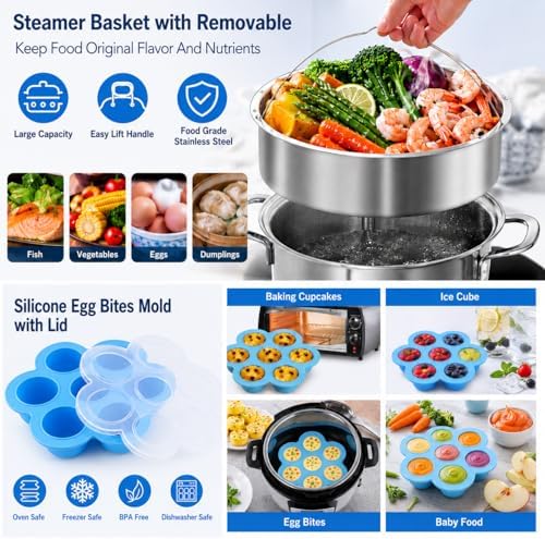 Accessories for Instant Pot, 73 PCS Accessories for Pressure Cooker