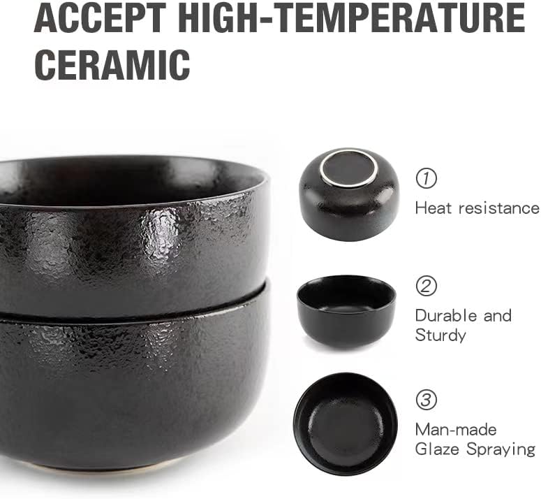 S&Q'S CERAMICS Soup Bowls - 36 Ounce Ceramic Bowl Set, Kitchen Bowls