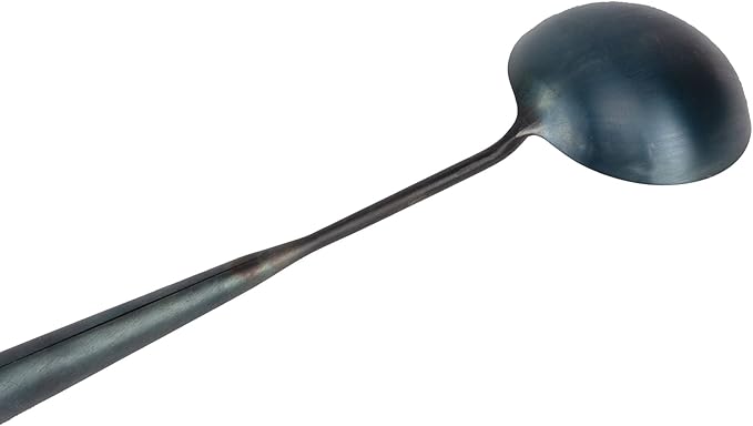 ZhenSanHuan Chinese Traditional HandMade Iron Ladle Wok Tool, Long wok utensils - Image 2