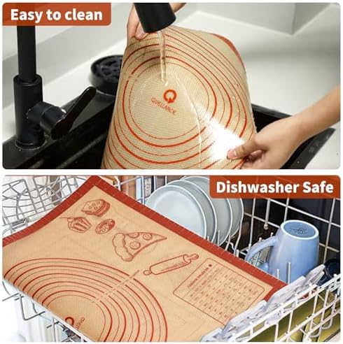 Silicone Pastry Dough Mat, 28 x 20 Inch, Extra Large