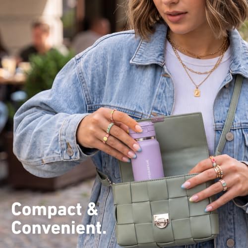 Hydrapeak 7oz Micro Tumbler, Insulated Stainless Steel Cup with Flip
