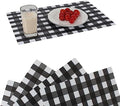 Buffalo Plastic Check Plaid Placemats Wipeable Easy Clean Washable