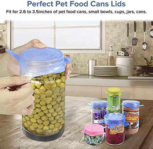 Longzon Silicone Stretch Lids, 12 Pack, 2.6 Inch