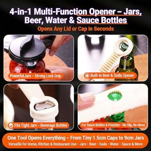 2026 New 4-in-1 Jar Opener for Seniors with Weak Hands