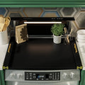 Noodle Board Stove Cover, Bamboo Wood Stove Top Cover for Gas &