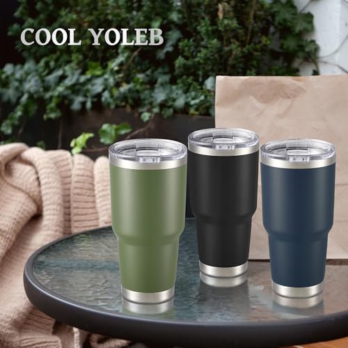 30 oz Tumbler with Lid Stainless Steel Tumblers, 1 Pack