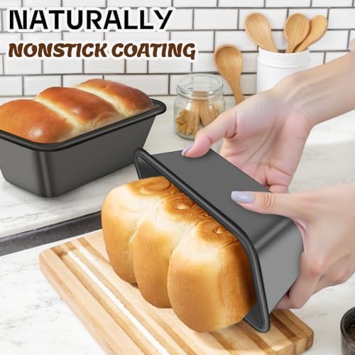 AIVIKI 6 Pieces Carbon Steel Baking Pans Set