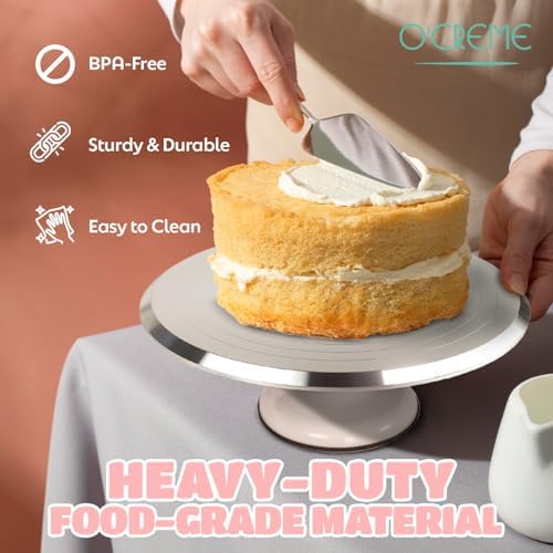 O’Creme Cake Turntable Stand, 12 Inch