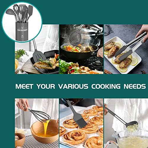Umite Chef 15-Piece Silicone Kitchen Utensil Set
