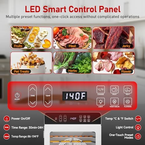 Food Dehydrator, 10 Trays