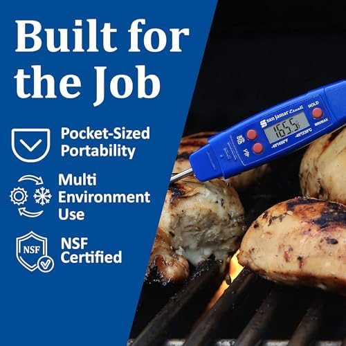 San Jamar Escali IPX7 Waterproof Digital Thermometer