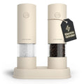 LARS NYSØM Electric Salt and Pepper Grinder Set I Automatic Salt and Pepper by LN