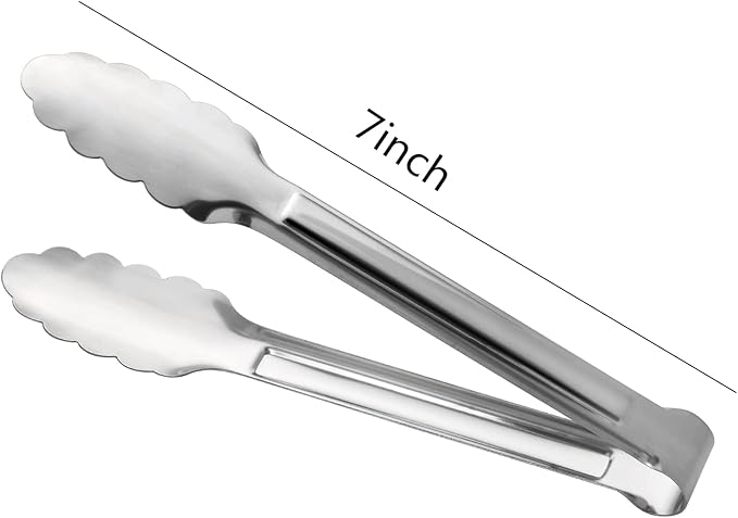 Serving Tongs, Buffet Tongs, ACAUTO Stainless Steel Food Tong Serving Tong - Image 2