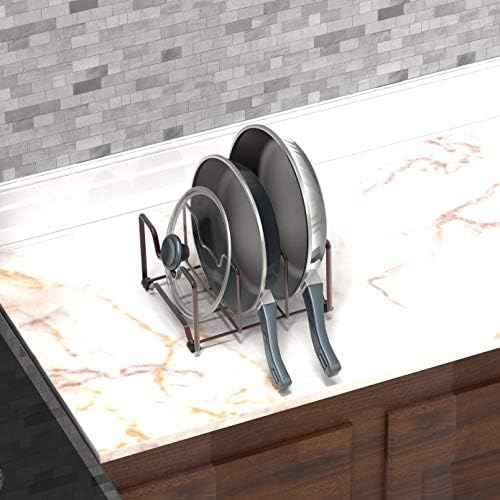 Simple Houseware Cabinet Bakeware Organizer Rack Holder, 2 Pack, Bronze
