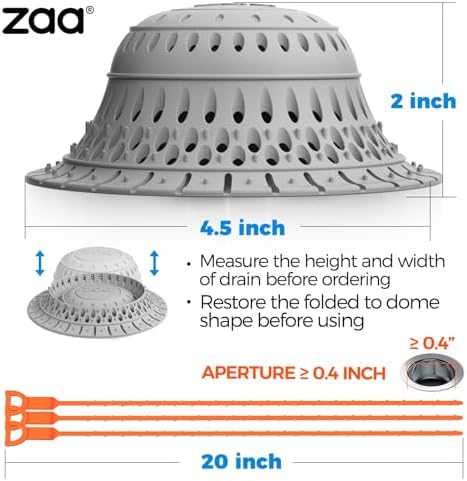 zaa Bathtub Drain Strainer Silicone Bathroom Stopper Fixture