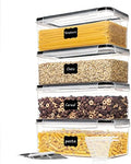 Vtopmart 4-Pack 3.2L Airtight Pasta Storage Containers
