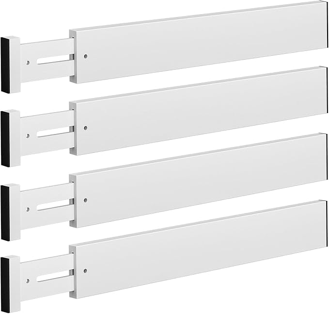 DUCOO 4 PCS Drawer Divider, Expandable Separators by Unknown