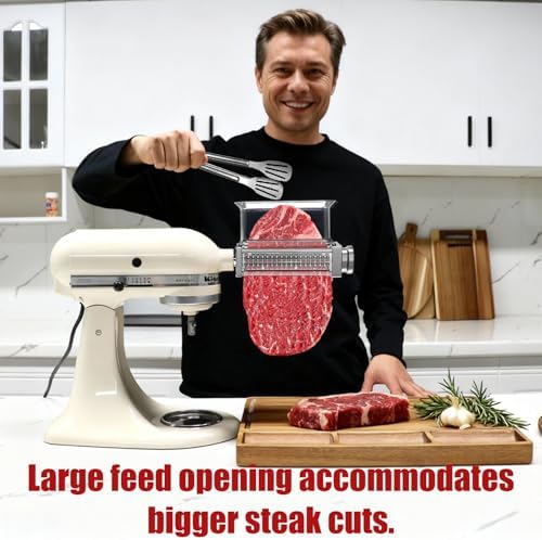 Stainless Steel 3-Adjust Meat Tenderizer Attachment for KitchenAid